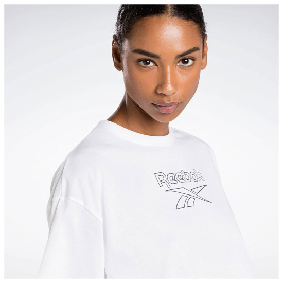 Reebok Γυναικεία κοντομάνικη μπλούζα Identity Boxy Tee Reebok Γυναικεία κοντομάνικη μπλούζα Identity Boxy Tee
